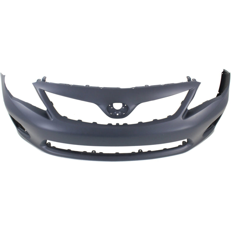 DURAFORCE Front Bumper Cover Kit with Bumper Grille For 11-13 Toyota Corolla Base CE LE