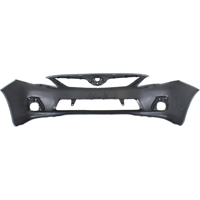DURAFORCE Front Bumper Cover Kit with Bumper Grille For 11-13 Toyota Corolla Base CE LE
