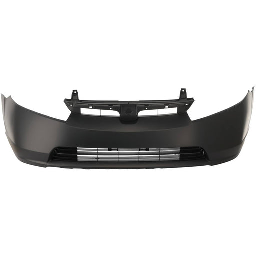 DURAFORCE Bumper Cover For 2006-2008 Honda Civic Sedan 1.8L 1.3L Engine Primed Front