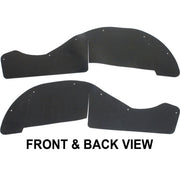 DURAFORCE Splash Shield For 94-2004 Chevrolet S10 95-2005 Blazer Front LH & RH Set of 2