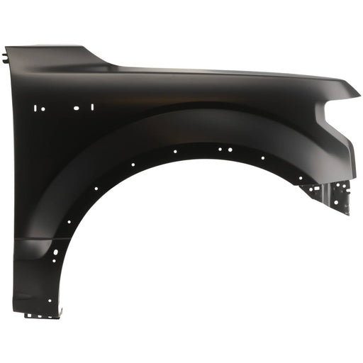 DURAFORCE Right Fender For 2015-2020 Ford F-150 Primed Aluminum with Fender Flare Holes