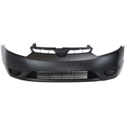 DURAFORCE Front Bumper Cover Kit For 2006-2008 Honda Civic Primed 2-Door Coupe with Fender