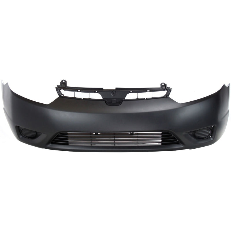 DURAFORCE Front Bumper Cover Kit For 2006-2008 Honda Civic Primed 2-Door Coupe with Fender