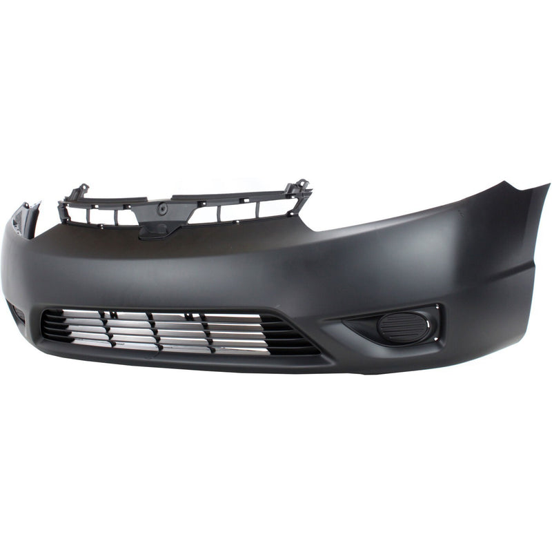 DURAFORCE Front Bumper Cover Kit For 2006-2008 Honda Civic Primed 2-Door Coupe with Fender