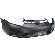 DURAFORCE Front Bumper Cover Kit For 2006-2008 Honda Civic Primed 2-Door Coupe with Fender