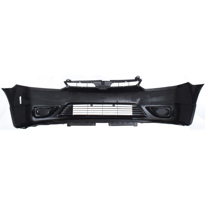 DURAFORCE Front Bumper Cover Kit For 2006-2008 Honda Civic Primed 2-Door Coupe with Fender