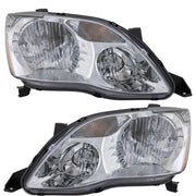 DURAFORCE Halogen Headlight Set For 2005-2007 Toyota Avalon XL XLS Models Left and Right
