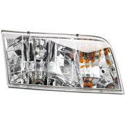DURAFORCE Left & Right Side Headlights For Ford Crown Victoria 1998-2011 Halogen w/ Bulb/s