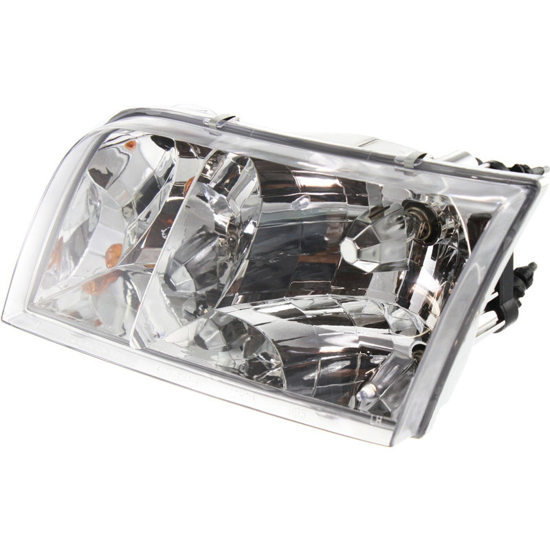 DURAFORCE Left & Right Side Headlights For Ford Crown Victoria 1998-2011 Halogen w/ Bulb/s
