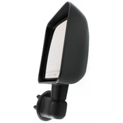 DURAFORCE Mirror For 2007-2010 Jeep Wrangler (JK) Right Manual Folding Textured Black