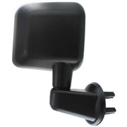 DURAFORCE Mirror For 2007-2010 Jeep Wrangler (JK) Right Manual Folding Textured Black