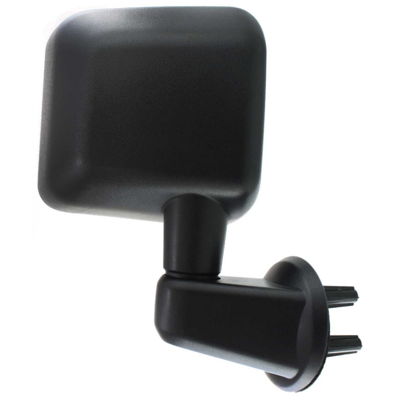DURAFORCE Mirror For 2007-2010 Jeep Wrangler (JK) Right Manual Folding Textured Black