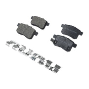 DURAFORCE Front and Rear Brake Disc and Pad Kit For 2008-10 Honda Accord Ceramic