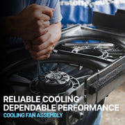 DURAFORCE Radiator Cooling Fan For 2011-2018 Ram 1500 2500 3500 2019-2022 Ram 1500 Classic