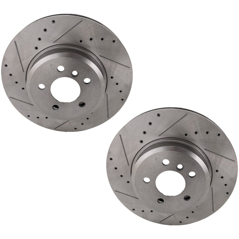 DURAFORCE Front Brake Disc Rotors for 535 BMW 640i xDrive Gran Coupe 535d ActiveHybrid 5