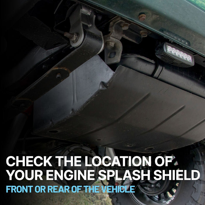 DURAFORCE Engine Splash Shields Front for Chevy 84860715 Chevrolet Tahoe GMC Yukon XL