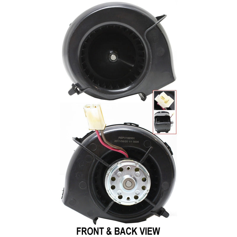 DURAFORCE Heater Blower Motor For 1980-1991 Volkswagen Vanagon 1977-1984 Rabbit With Wheel