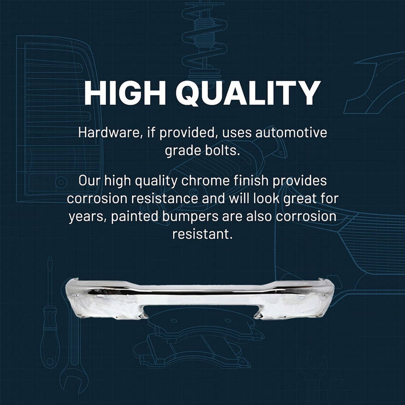 DURAFORCE Front Bumper Kit For 2007-2013 GMC Sierra 1500 Truck Denali Model With Valance