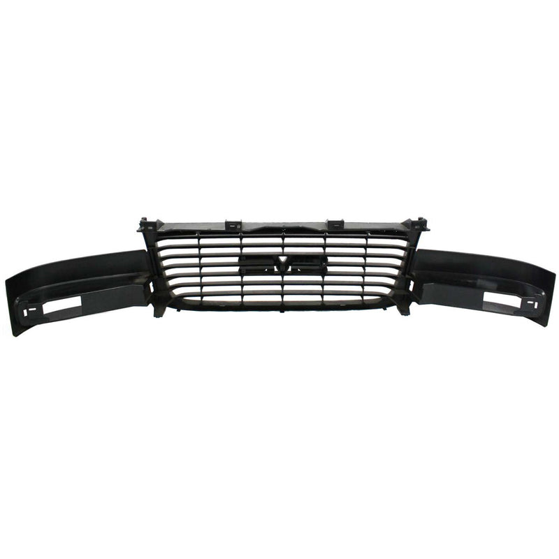 DURAFORCE Grille 03-15 For GMC Savana 2500/3500 Chrome Shell w/ Black Insert Composite HL