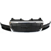 DURAFORCE Grille 03-15 For GMC Savana 2500/3500 Chrome Shell w/ Black Insert Composite HL