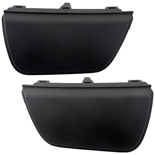 DURAFORCE Pair Tow Eye Covers Fog light Lower bumper grill Set of 2 for F150 Truck F-150