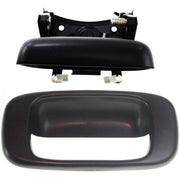 DURAFORCE Black Tailgate Tail Gate Handle & Bezel Trim Kit for Chevy GMC Pickup Truck