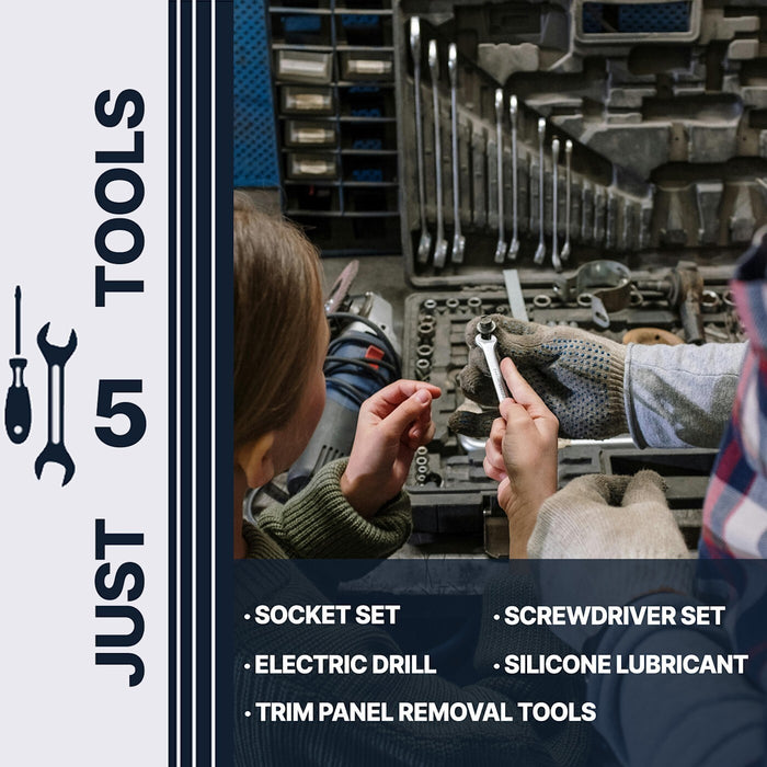 DURAFORCE Window Regulator For 1999-2006 Chevrolet Silverado 1500 Front Driver Side Manual