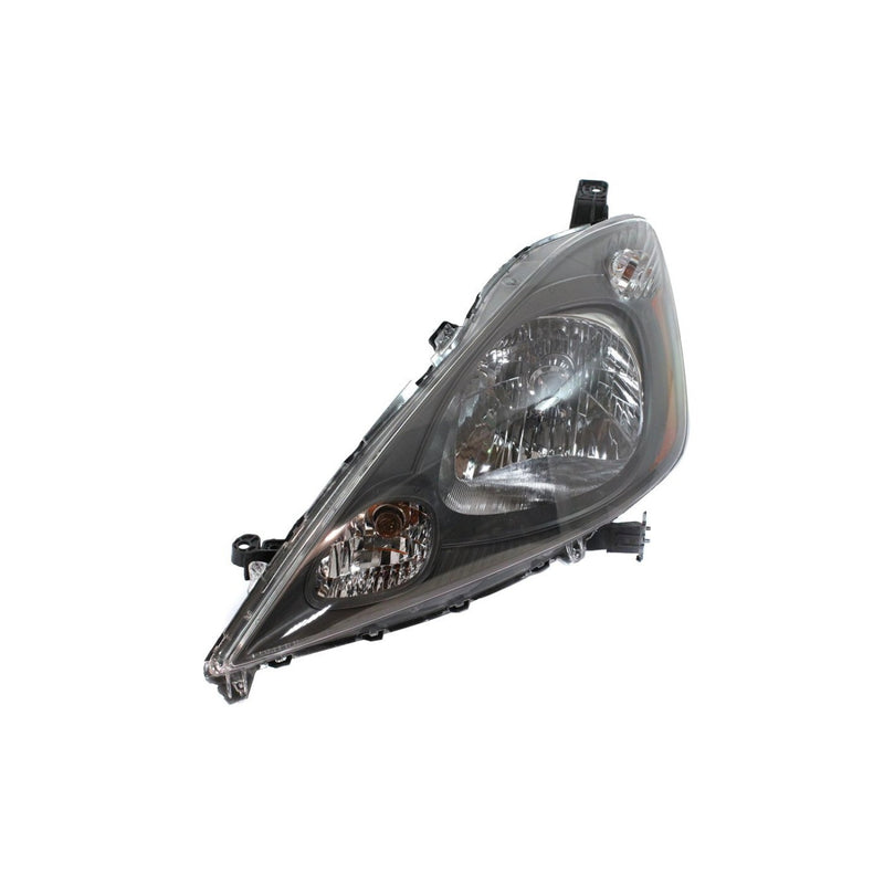 DURAFORCE Left & Right Side Headlights For Honda Fit 2009-2014 Halogen w/ Bulbs Base DX LX