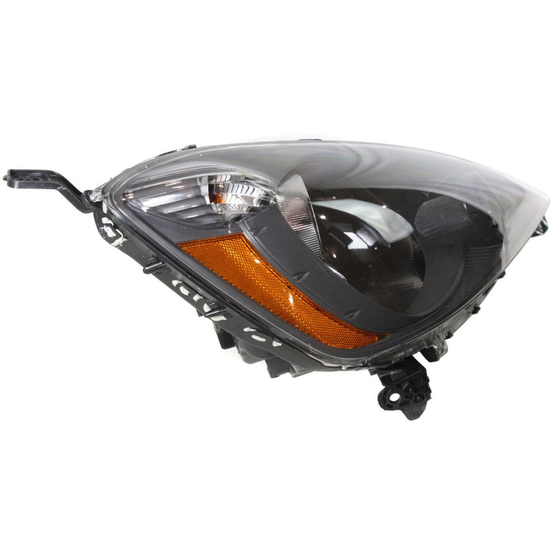 DURAFORCE Left & Right Side Headlights For Honda Fit 2009-2014 Halogen w/ Bulbs Base DX LX