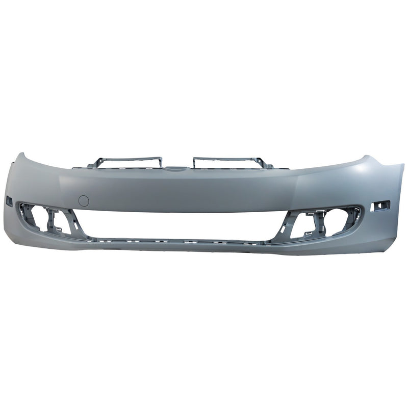 DURAFORCE Front Bumper Cover For 2010-2014 Golf Jetta Wagon Primed With Fog Light Holes