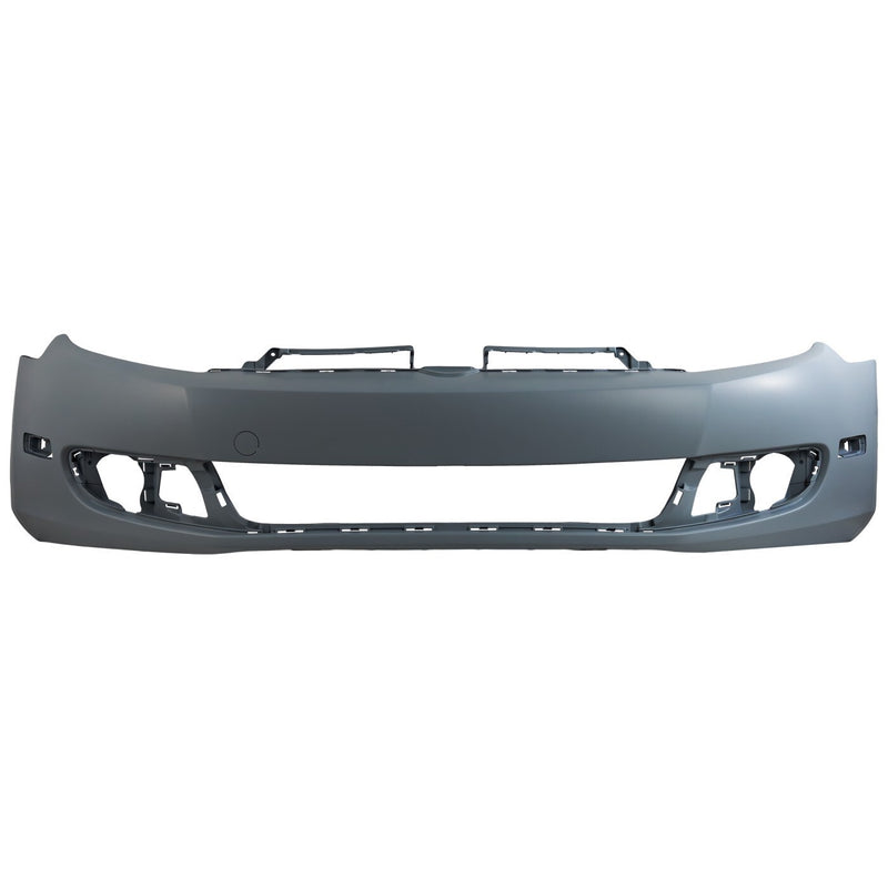 DURAFORCE Front Bumper Cover For 2010-2014 Golf Jetta Wagon Primed With Fog Light Holes