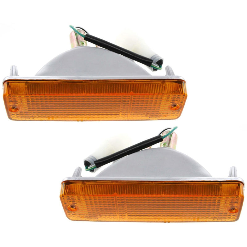 DURAFORCE Turn Signal Light Set For 1984-1988 Toyota Pickup 1984-89 4Runner Left and Right