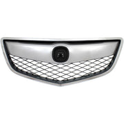 DURAFORCE Grille For 2013-2015 Acura RDX Chrome Shell with Painted Black Insert