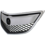 DURAFORCE Grille For 2013-2015 Acura RDX Chrome Shell with Painted Black Insert