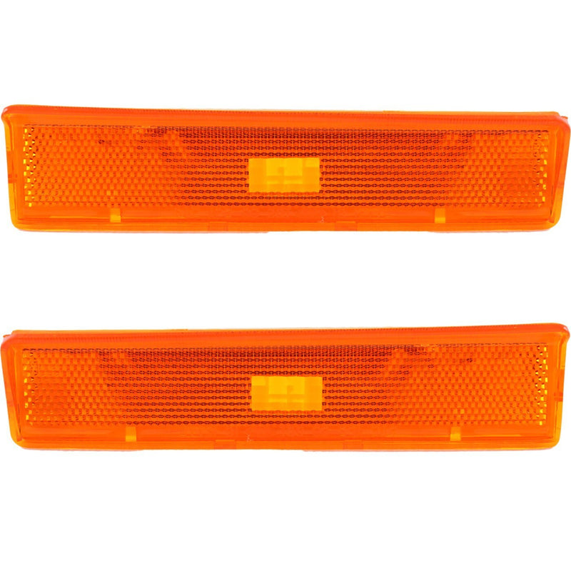 DURAFORCE Front Side Marker Set For 1980-1986 Ford F-150 Bronco F-350 Mounts on Fender