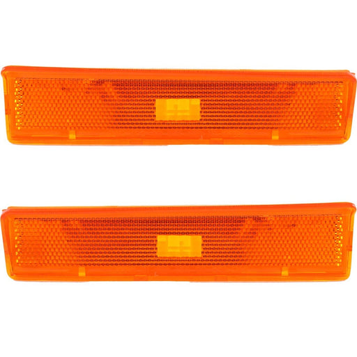 DURAFORCE Front Side Marker Set For 1980-1986 Ford F-150 Bronco F-350 Mounts on Fender