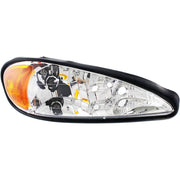 DURAFORCE Headlight Set For 99-2005 Pontiac Grand Am Driver & Passenger Side w/ bulb