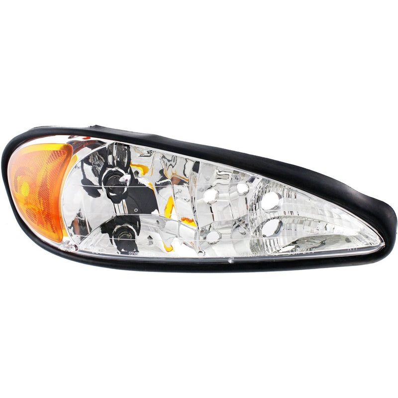 DURAFORCE Headlight Set For 99-2005 Pontiac Grand Am Driver & Passenger Side w/ bulb