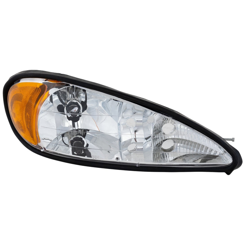 DURAFORCE Headlight Set For 99-2005 Pontiac Grand Am Driver & Passenger Side w/ bulb