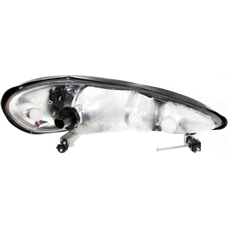 DURAFORCE Headlight Set For 99-2005 Pontiac Grand Am Driver & Passenger Side w/ bulb