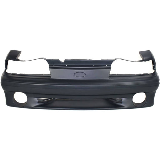 DURAFORCE Front Bumper Cover For 1987-93 Ford Mustang GT Models Primed With Fog Lamp Holes