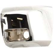 DURAFORCE Bumper End Caps Set For 07-13 Chevy Silverado 1500 with Fog Light Hole Chrome