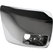 DURAFORCE Bumper End Caps Set For 07-13 Chevy Silverado 1500 with Fog Light Hole Chrome