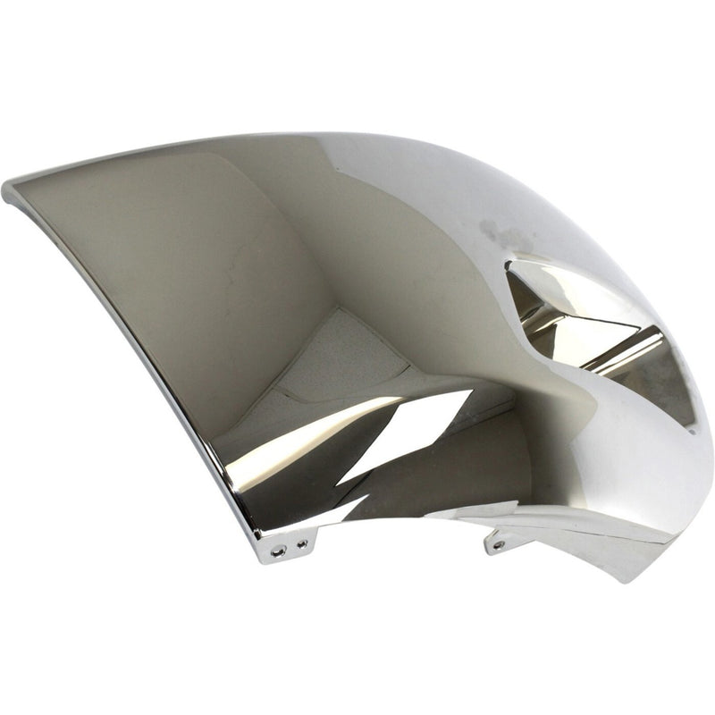 DURAFORCE Bumper End Caps Set For 07-13 Chevy Silverado 1500 with Fog Light Hole Chrome