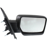 DURAFORCE Manual Mirror For 2011-2014 Ford F-150 Right Side Manual Folding Textured Black