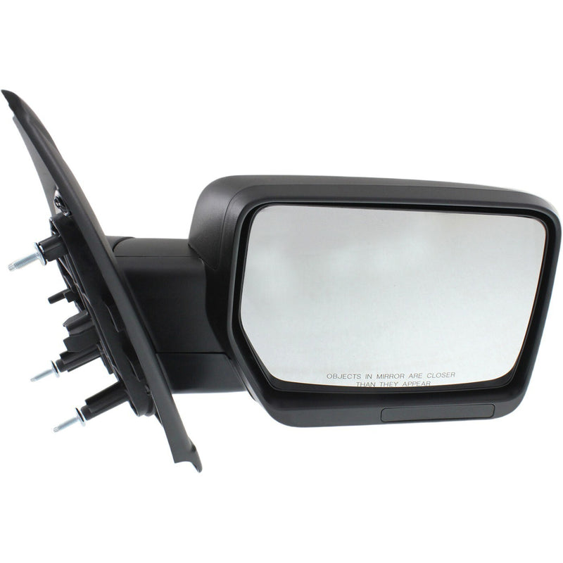 DURAFORCE Manual Mirror For 2011-2014 Ford F-150 Right Side Manual Folding Textured Black