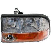 DURAFORCE Left and Right Headlights For GMC Sonoma 1998-2004 Halogen w Bulbs w/ Fog Lights