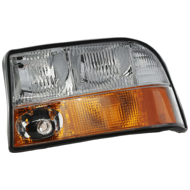 DURAFORCE Left and Right Headlights For GMC Sonoma 1998-2004 Halogen w Bulbs w/ Fog Lights