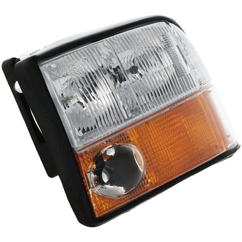 DURAFORCE Left and Right Headlights For GMC Sonoma 1998-2004 Halogen w Bulbs w/ Fog Lights