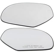 DURAFORCE Mirror Glass For 2007-2013 Chevrolet Silverado 1500 Set of 2 Left and Right Side